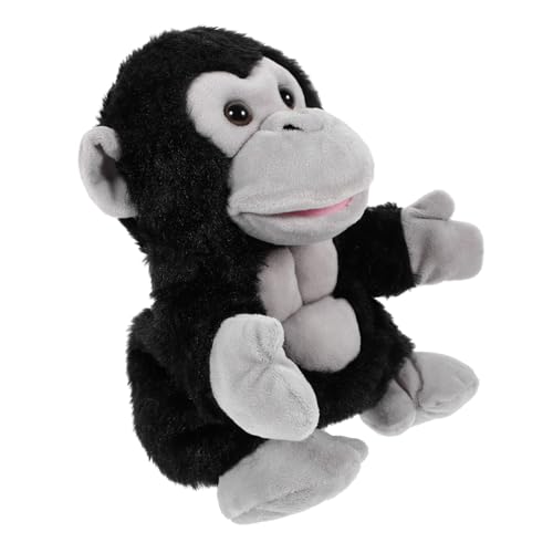 YARNOW Interaktive Handpuppe aus Plüsch Niedliche Gorilla Kinderpuppe Fördert Kreativität und Kommunikation für Kleinkinder Jahre Perfektes für Fantasievolles von YARNOW