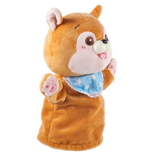 YARNOW Interaktive Tier Handpuppe Plüschspielzeug für Geschichtenerzählen Puppenspiel Vorschule Weiches Waschbares Material für Motorische Fähigkeiten und Kreativität für Erwachsene von YARNOW