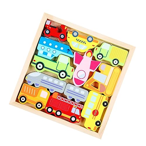 YARNOW Interaktives Lernspielzeug Für Kleinkinder Verkehrsmittel Puzzle Aus Fördert Hand Auge Koordination Und Feinmotorik Kleinkindzubehör Für Kreatives von YARNOW