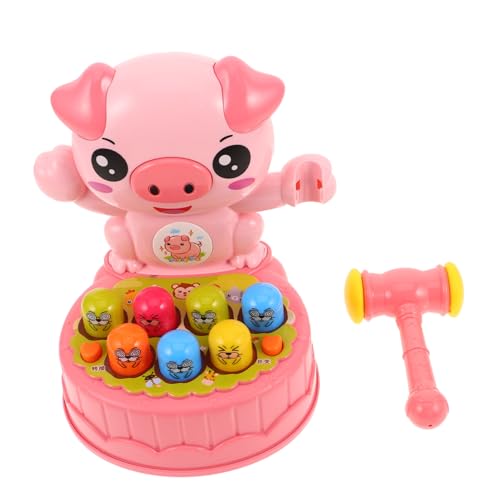 YARNOW Interaktives Pounding Toy mit Bunten Figuren Lernspielzeug Hammer für Jungen Mädchen Fördert Hand-Auge-koordination Muskelstärkung und Kognitive Entwicklung bei Kleinkindern von YARNOW