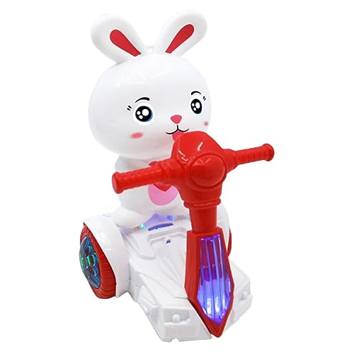 YARNOW Kaninchen Für Junge Mädchen Tragbares Leichtes Design Mit Musik Und Licht Fördert Die Früherziehung Für Jungen Für Neugeborene Farbe Zufällig von YARNOW