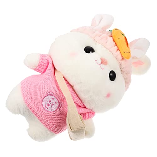 YARNOW Kaninchen Plüschtier Kuscheltier Hase ausgestopftes Kaninchen weiches Hasenspielzeug süße Kuscheltiere Kinderspielzeug süßes Stofftier schöner Kuschelhase PP Baumwolle von YARNOW