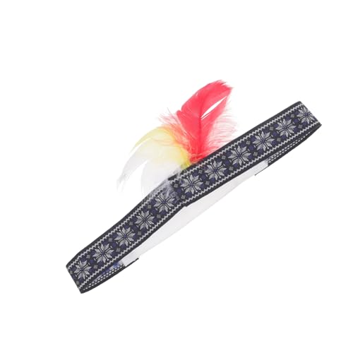 YARNOW Karneval Federschmuck Kopfschmuck Mädchen Haarband Leicht Verstellbar Plume Headpiece für Kostüm Cosplay Bühne Party Halloween von YARNOW