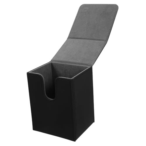 YARNOW Aufbewahrungsbox Für Kartenspiele Aus Pu-Leder Organizer Für Sammelkarten Kartenspieletui Kartenhalter Kompakter Organizer von YARNOW