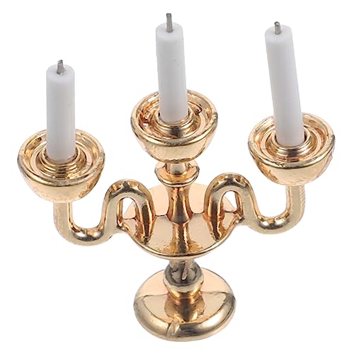 YARNOW Kerzenhaltermodell Zubehör Inhaber Hochzeit Stumpenkerzenhalter Puppenhaus-Kerzenhalter Mini-Hauskerzenhalter Puppenhaus-Kerzenständer weicher Kleber Golden YARNOW Kerzenhaltermodell Zubehör Inhaber Hochzeit Stumpenkerzenhalter Puppenhaus-Kerzenhalter Mini-Hauskerzenhalter Puppenhaus-Kerzenständer weicher Kleber Golden von YARNOW
