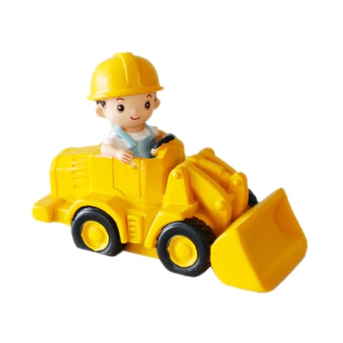 YARNOW Kinderbagger Bagger Fahrzeug Für Dessert Topper Für Kuchen Und Bagger Dekoration Für Baustellenpartys Und Geburtstagsfeiern von YARNOW