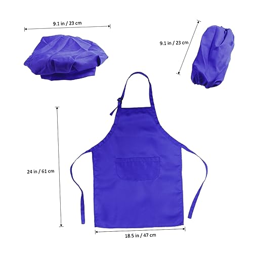 YARNOW Kinderkochset Mit Kochmütze Und Schürze Für Kreative Und Backabenteuer Für Jahre Für Partys Und Rollenspiele Blau YARNOW Kinderkochset Mit Kochmütze Und Schürze Für Kreative Und Backabenteuer Für Jahre Für Partys Und Rollenspiele Blau von YARNOW