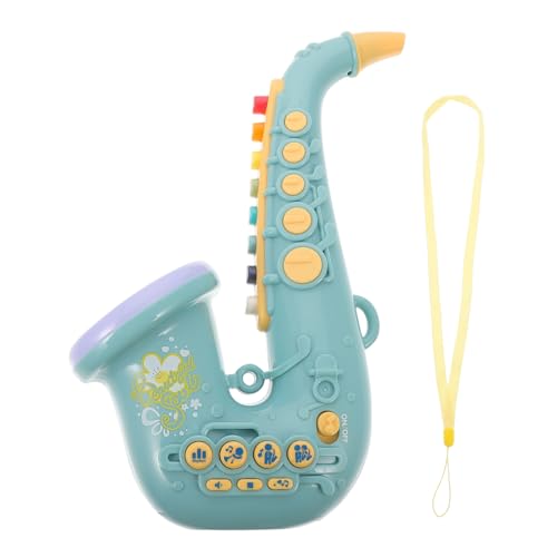 YARNOW Kindersaxophon für Tragbares Pädagogisches Musikinstrument Kreatives Design für Frühes Musizieren für Geburtstagsfeiern und Festivals Robustes Kindersicheres von YARNOW