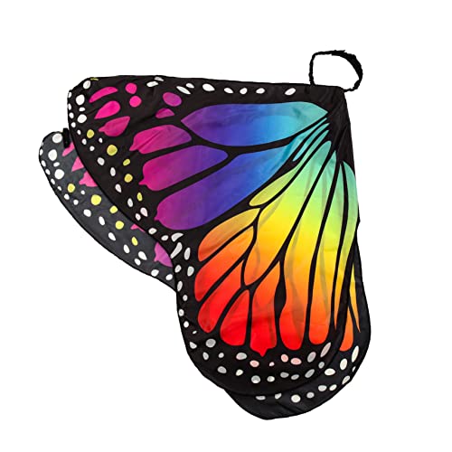 YARNOW Kinderschmetterlingsumhang Schmetterlingsflügel Cape für Halloween Cosplay und Bühnenauftritte Vielseitig Einsetzbar und Bequem von YARNOW