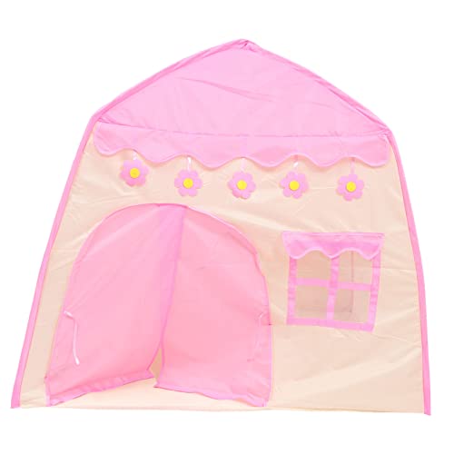 YARNOW Kinderspielhaus Spielzelt Tragbares Prinzessinnenzelt für Drinnen Faltbares Kinderzelt mit Floralem Design für Kreative Spielstunden Eigenen YARNOW Kinderspielhaus Spielzelt Tragbares Prinzessinnenzelt für Drinnen Faltbares Kinderzelt mit Floralem Design für Kreative Spielstunden Eigenen von YARNOW