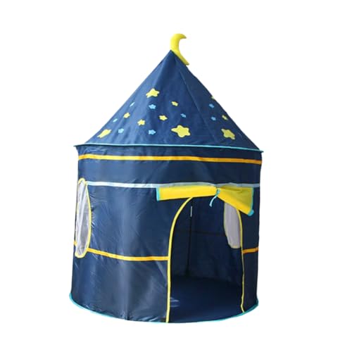 YARNOW Kinderspielzelt Haus Kinderzelt Spielhäuser drinnen Schloss Spielzelt Blau YARNOW Kinderspielzelt Haus Kinderzelt Spielhäuser drinnen Schloss Spielzelt Blau von YARNOW