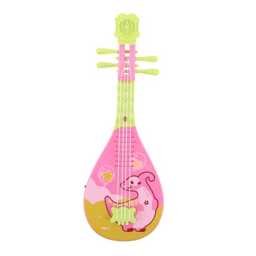 YARNOW Kinderspielzeug Chinesisches Laute Modell Pipa Simulation Musikinstrument mit Dino-Muster Leicht Ergonomisch für Bühne Foto Requisiten Kreative Entwicklung von YARNOW