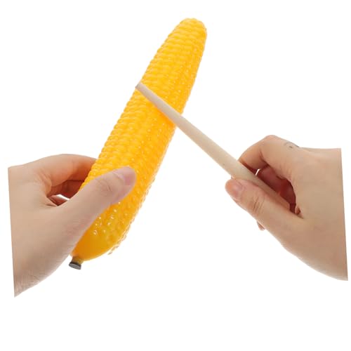 YARNOW Kinderspielzeug Gemüse Maraca mit Stab Pädagogisches Musikinstrument im Mais Design Sicherer Tragbarer Rhythmus Shaker Hand Augen koordination und Musikalischem Interesse YARNOW Kinderspielzeug Gemüse Maraca mit Stab Pädagogisches Musikinstrument im Mais Design Sicherer Tragbarer Rhythmus Shaker Hand Augen koordination und Musikalischem Interesse von YARNOW