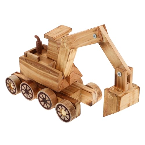 YARNOW Kinderspielzeug Kleiner Bagger Minibagger Spielzeugbagger Konstruktionsspielzeug Traktorspielzeug -baufahrzeuge Bagger Für Khaki Holz YARNOW Kinderspielzeug Kleiner Bagger Minibagger Spielzeugbagger Konstruktionsspielzeug Traktorspielzeug -baufahrzeuge Bagger Für Khaki Holz von YARNOW