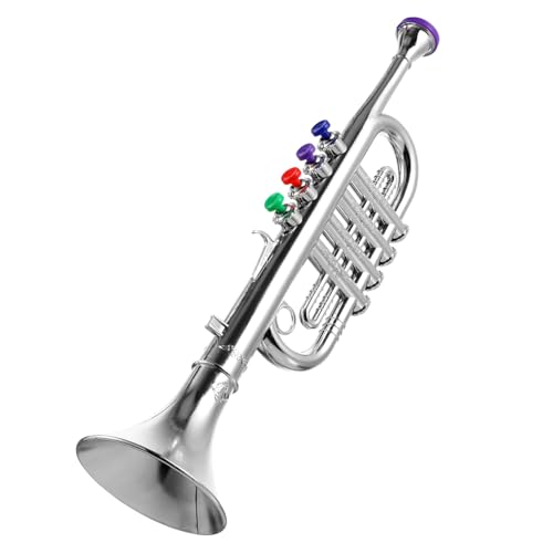 YARNOW Kindertrompete aus Kunststoff Realistisches für Junge Musikspielzeug Musikalität Leicht und Tragbar für Kleine Musiker von YARNOW