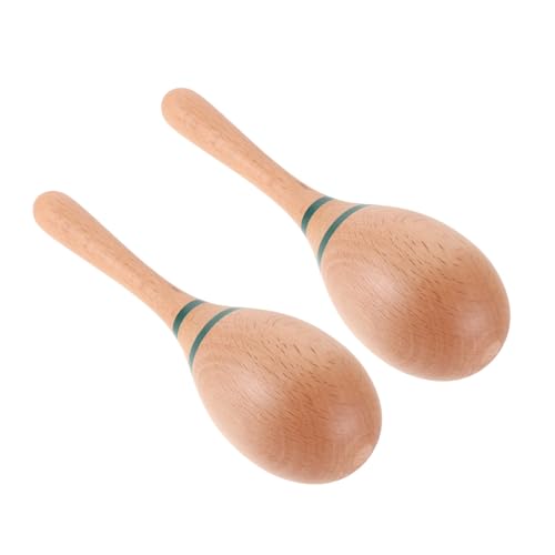 YARNOW Kindgerechte Holz Maracas für Kleinkinder Sicherer Griff Sensorische für Kindergartenauftritte und Musikalische Früherziehung Rhythmisches Percussion Instrument Grün YARNOW Kindgerechte Holz Maracas für Kleinkinder Sicherer Griff Sensorische für Kindergartenauftritte und Musikalische Früherziehung Rhythmisches Percussion Instrument Grün von YARNOW
