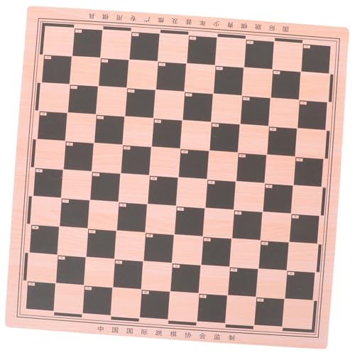 YARNOW Klappbares Schachbrett aus Holz Doppelseitiges Spielbrett für Heimtraining und Turniere Sicher und Praktisch für Stundenlangen Spielspaß von YARNOW