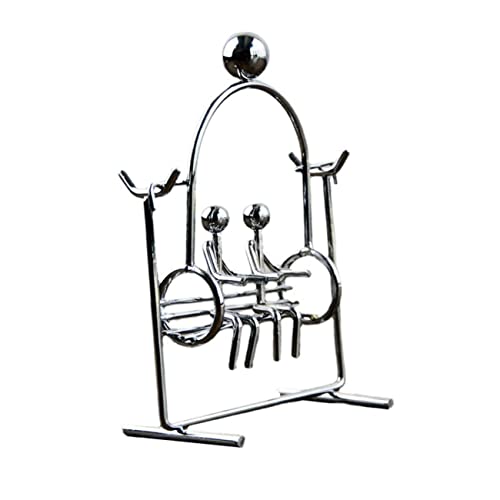 YARNOW Kleine Eisenmannverzierung Balancieren Swing-Balance- Balance-Ornamente Balancierendes Für Paare Balancierendes Tumbler- Silber Metall YARNOW Kleine Eisenmannverzierung Balancieren Swing-Balance- Balance-Ornamente Balancierendes Für Paare Balancierendes Tumbler- Silber Metall von YARNOW