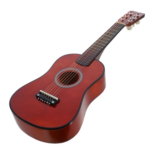 YARNOW Kleine Holz Gitarre Kinderspielzeug Bunt Kindgerechtes Saiteninstrument für Anfänger Pädagogisches Musikspielzeug für Junge Mädchen Musikförderung und Lernspaß von YARNOW