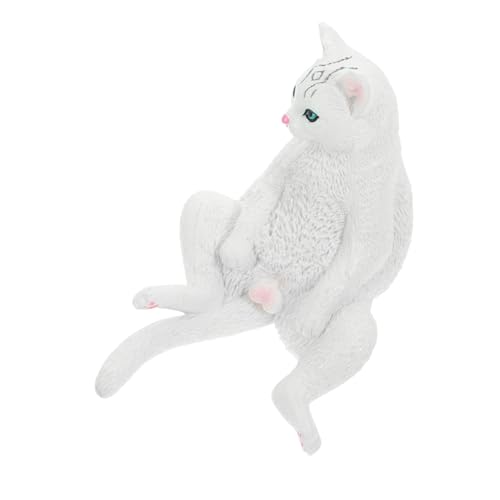 YARNOW Kleine Katzenfigur Aus Realistische Simulation Für Schreibtisch Und Wohnraumdekoration von YARNOW