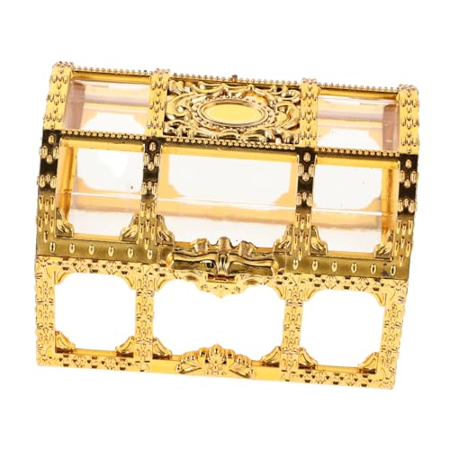 YARNOW Kleine Transparente Goldene für Süßigkeiten und Spielsachen Dekorative Box für Geburtstagsfeiern und Partys Vielseitige Aufbewahrungslösung YARNOW Kleine Transparente Goldene für Süßigkeiten und Spielsachen Dekorative Box für Geburtstagsfeiern und Partys Vielseitige Aufbewahrungslösung von YARNOW