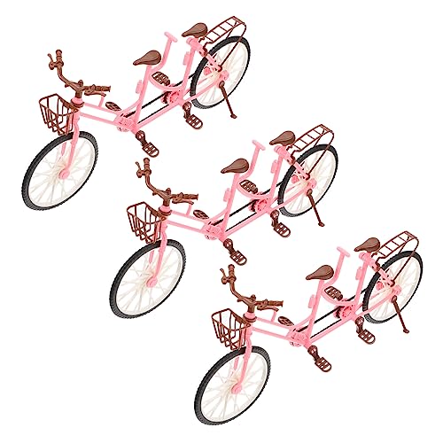 YARNOW Kleiner Fahrrad Spielzeug für Kinder – 3 Stück Holzspielzeug Kreative Desktop Dekoration Langlebig für Geburtstagsfeiern Puppenzubehör YARNOW Kleiner Fahrrad Spielzeug für Kinder – 3 Stück Holzspielzeug Kreative Desktop Dekoration Langlebig für Geburtstagsfeiern Puppenzubehör von YARNOW