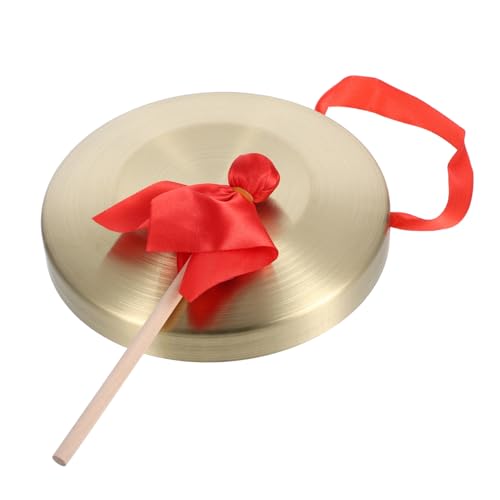 YARNOW Kleiner Hand Gong Kupfer mit Schlägel Tragbares Percussion Instrument für Kinderparty Tanz und Robustes Gong mit Trageschlaufe für Einfache Aufbewahrung YARNOW Kleiner Hand Gong Kupfer mit Schlägel Tragbares Percussion Instrument für Kinderparty Tanz und Robustes Gong mit Trageschlaufe für Einfache Aufbewahrung von YARNOW