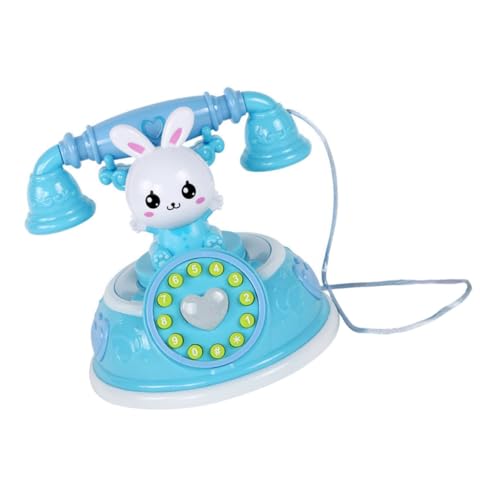 YARNOW Kleines Cartoon Telefon für Interaktives Lernspielzeug Koordination Reaktion und Wahrnehmung Robustes Kunststoffmodell Pädagogisch und Dekorativ von YARNOW