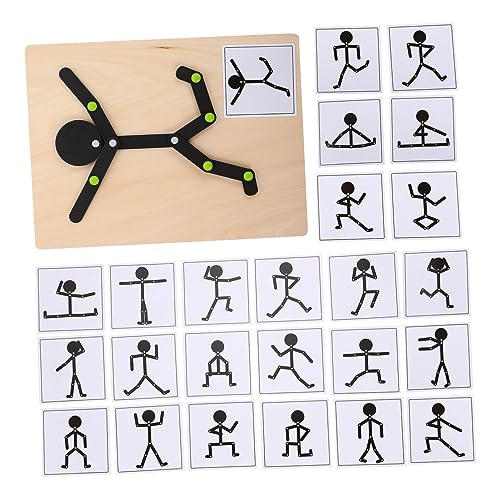 YARNOW Kleines Figuren Puzzle für Pädagogisches Lernspielzeug Feinmotorik Farberkennung und Problemlösung für Geburtstage und Familienzeit von YARNOW