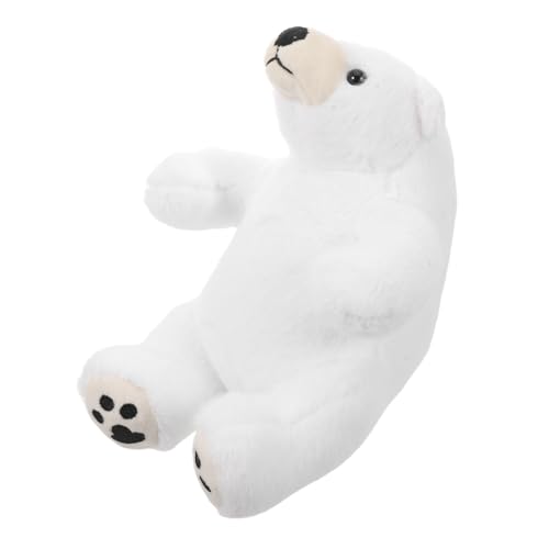 YARNOW Kleines Kuscheltier Kawaii Eisbär Plüschtiere Tierbär Eisbär Figuren Stofftier Kuscheltier Puppe Weiß von YARNOW