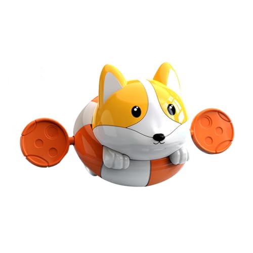 YARNOW Körperliches Badespielzeug für Kleinkinder Niedliches Corgi Wassertier für Mehr Spaß Badewanne und Pool Stimuliert Spielinteresse Lernfähigkeit von Junge Mädchen von YARNOW