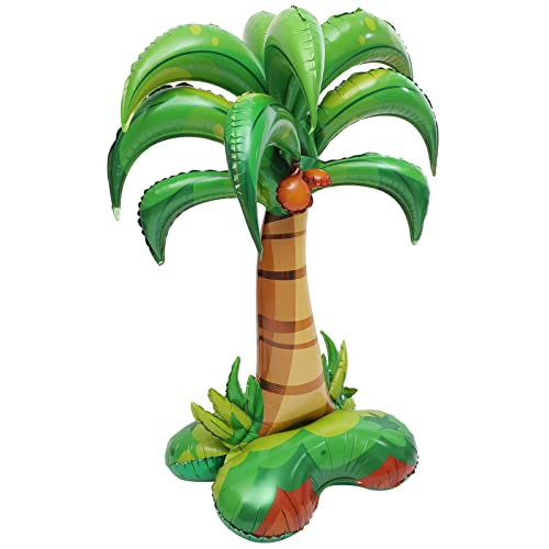 YARNOW Kokosnusspalmen Folienballon für Hawaii Partys Aufblasbar für Dekoration und Fotohintergründe Aluminiumfolie für Drinnen und Draußen Geeignet von YARNOW