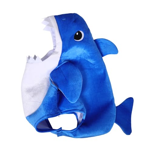 YARNOW Kostüm Shark Cosplay Weicher Hoodie Komfortabel Atmungsaktiv Für Halloween Geburtstagsfeier Themen Schule Plays Ocean Party Blau YARNOW Kostüm Shark Cosplay Weicher Hoodie Komfortabel Atmungsaktiv Für Halloween Geburtstagsfeier Themen Schule Plays Ocean Party Blau von YARNOW