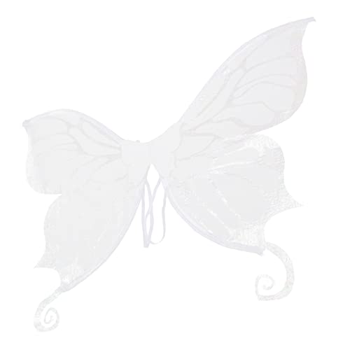 YARNOW Kostümflügel für Leuchtende Schmetterlingsflügel für Festivals Karneval Halloween Foto Requisiten für Erwachsene Leicht und Tragbar Weißes Design YARNOW Kostümflügel für Leuchtende Schmetterlingsflügel für Festivals Karneval Halloween Foto Requisiten für Erwachsene Leicht und Tragbar Weißes Design von YARNOW