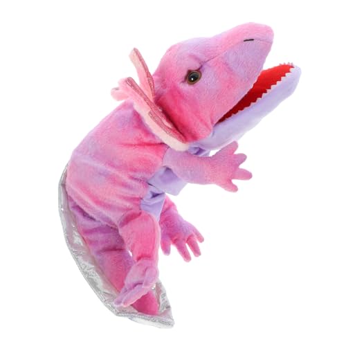 YARNOW Kreative Handpuppe Salamander Pädagogisches für Interaktive Fingerpuppe Fantasie und Hand Augen Koordination Weiches Bequemes Material für Geschichtenerzählen und Lernspiele von YARNOW