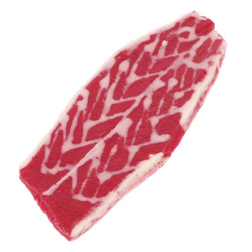 YARNOW Künstliches Rindfleisch Modell aus Realistisches Beef Dekorationsstück für Fotografie und Requisiten Lebensnahes Fleischmodell Nicht Essbar Langlebig und Farbenfroh YARNOW Künstliches Rindfleisch Modell aus Realistisches Beef Dekorationsstück für Fotografie und Requisiten Lebensnahes Fleischmodell Nicht Essbar Langlebig und Farbenfroh von YARNOW