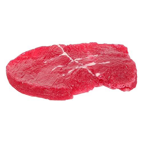 YARNOW Künstliches Steak Realistisches Steakmodell Aus Hochwertigem Material Dekorative Fleischattrappe Für Zuhause Restaurant Und Kreative Requisite Für Fotografie Und Partys von YARNOW
