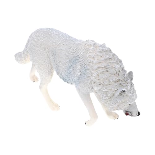YARNOW Künstliches Wolf Modell Realistisches Wildtier Figur für Heimdekoration Material Leichtgewichtig Lifelike Design für Büro Geschäft oder Foto Requisite YARNOW Künstliches Wolf Modell Realistisches Wildtier Figur für Heimdekoration Material Leichtgewichtig Lifelike Design für Büro Geschäft oder Foto Requisite von YARNOW