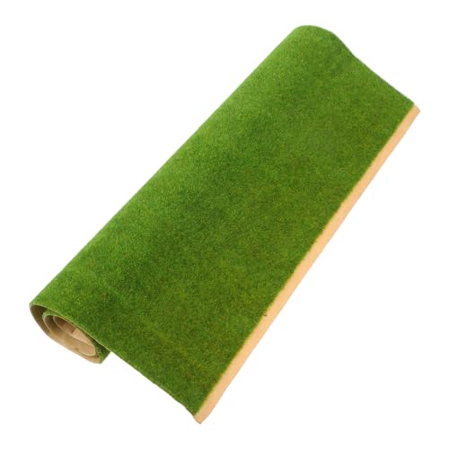 YARNOW Kunstrasen Rasenteppich Mini-Rasen künstliches Gras zum Basteln grünes Gras künstliche Grasdekoration künstliche Grasmatte Modellgras Nylon-Rasenpapier Light Green von YARNOW