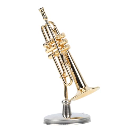 YARNOW Kupfer -Trompetenmodell Miniatur Trompeteninstrument-Figur Mini - Puppenhaus Mini-Trompete Stilvoll Mini -Trompete Puppeninstrument realistisches Miniinstrument Mini- YARNOW Kupfer -Trompetenmodell Miniatur Trompeteninstrument-Figur Mini - Puppenhaus Mini-Trompete Stilvoll Mini -Trompete Puppeninstrument realistisches Miniinstrument Mini- von YARNOW