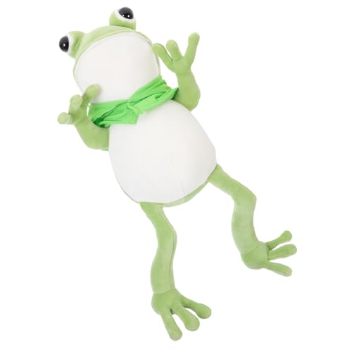 YARNOW Plüsch Frosch Puppe Cartoon Tier Spielzeug Für Zuhause Schlafzimmer Dekoration Weicher Stofftier Mit Pp-Baumwolle Füllung Für Auto Und Büro von YARNOW