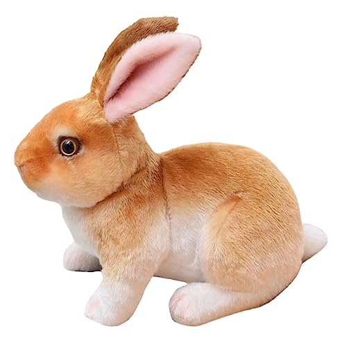 YARNOW Kuscheliger Plüschhase Zarter Stofftier Rabbit Und Hautfreundlich Als Dekoration Für Bett Auto Oder Sofa Perfektes Für Junge Mädchen von YARNOW