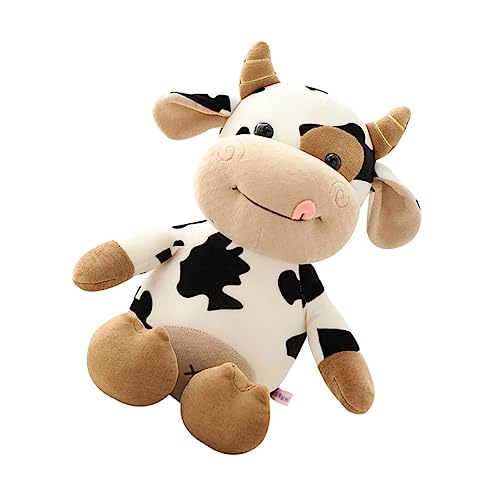 Kuscheltier Kuh Plüschtier Niedliches Cartoon Tier Weicher Animal Cow Doll für Sofa und Party Dekoration Perfektes Kuscheltier Kuh Plüschtier Niedliches Cartoon Tier Weicher Animal Cow Doll für Sofa und Party Dekoration Perfektes von YARNOW