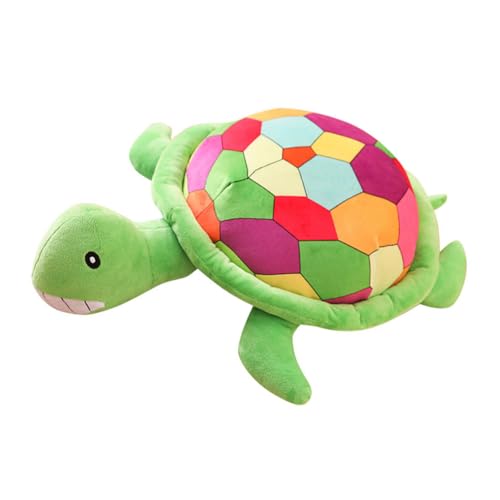 YARNOW Kuscheltier Schildkröte Buntes Plüschspielzeug für Weiches Kissen für Geburtstagsüberraschungen und Dekoration Niedliches Stofftier von YARNOW
