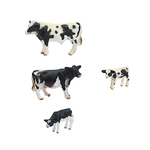 YARNOW Lebensechte Kuh Modell aus Robustem Realistische Tierfigur für Dekoratives Bauernhof Pädagogisches Kuhmodell für Spiel und Sammlung von YARNOW