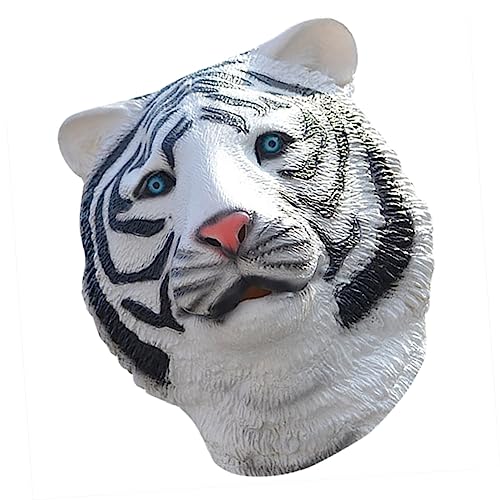 YARNOW Lebensechte Tigermaske Realistische Kopfbedeckung für Kostümfeste Partys und Halloween für Sorgt für Aufsehen und Bringt Überraschungen von YARNOW