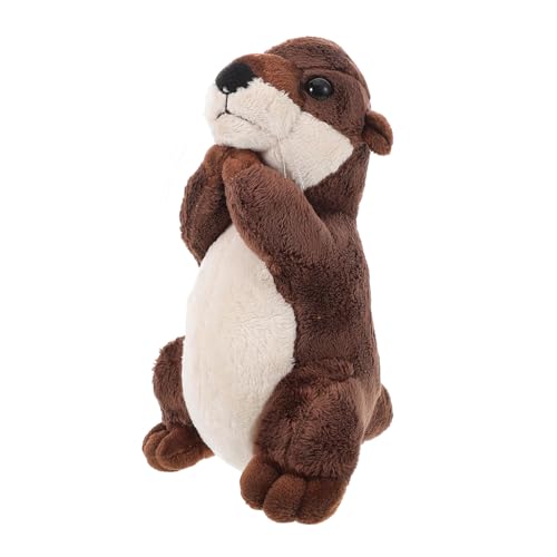 YARNOW Lebensechtes Otter Stofftier Süßes Plüschspielzeug Handgefertigt Geburtstagsgeschenk Bezaubernder Begleiter für Erwachsene von YARNOW