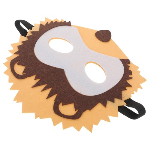YARNOW Leichte Atmungsaktive Tiermaske aus Filz Karnevaltauglich für Bühne für Halloween Kostümfest Cosplay und Maskenball Bequemes Tragen Einfaches Ausziehen von YARNOW