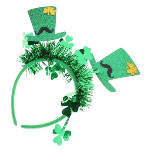 YARNOW Leichtes Patricks Day Stirnband mit Kleinem Schwarzem Sitz Festliches Haarschmuck Accessoire für Karneval Themenparty und Familienfeier YARNOW Leichtes Patricks Day Stirnband mit Kleinem Schwarzem Sitz Festliches Haarschmuck Accessoire für Karneval Themenparty und Familienfeier von YARNOW