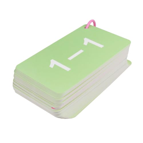 YARNOW Lernkarten Set Mathe Plus Minus Grundrechenarten Flashcards für Kindergarten und Klasse Frühförderung Multiplikation Division Lernhilfe Spielerisch von YARNOW